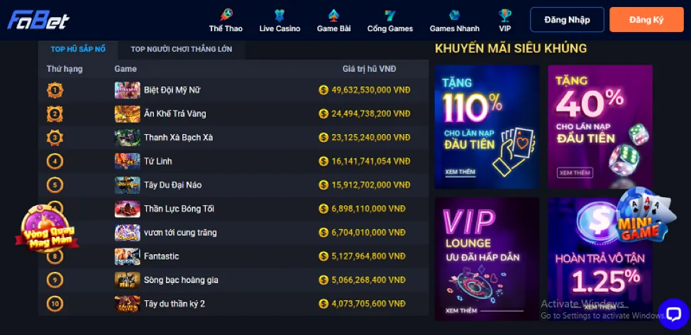 Giới thiệu game casino mới nhất